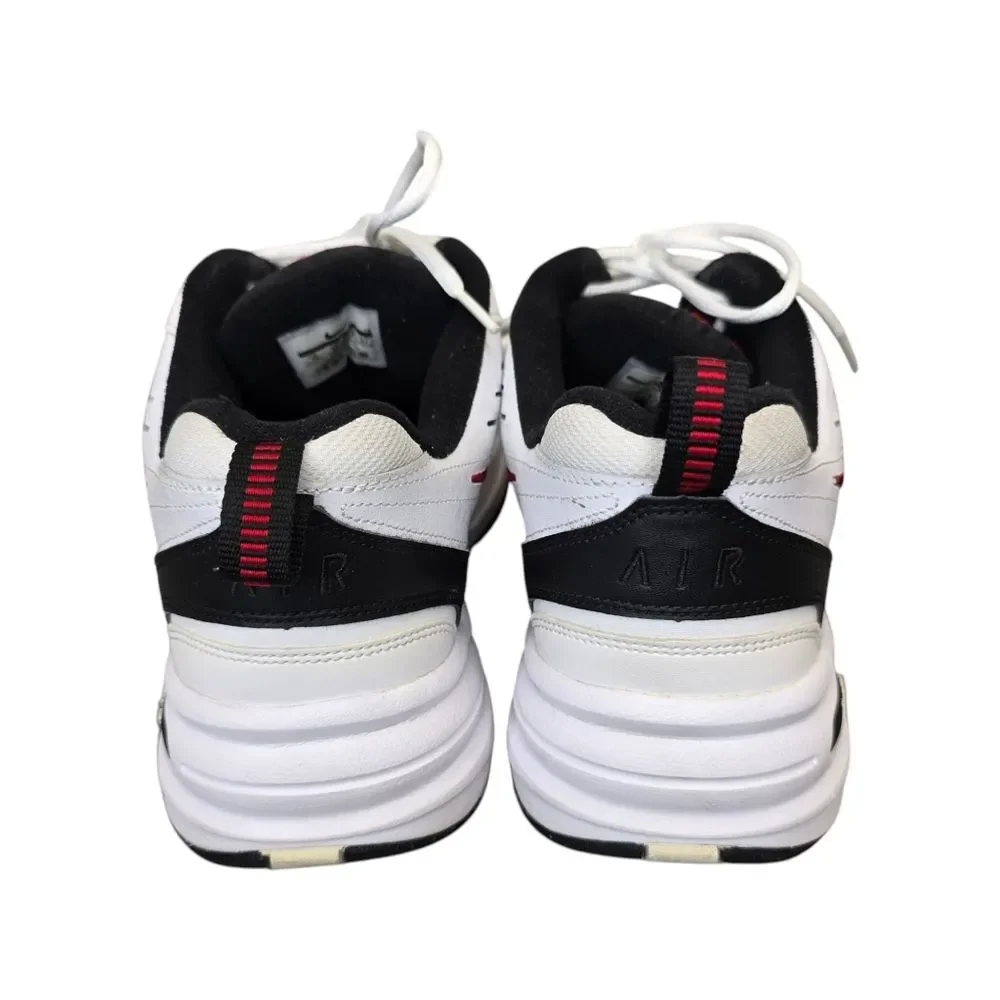 Nike Air Monarch IV Men's 13 White Black Red Training Shoes Sneakers 415445-101
